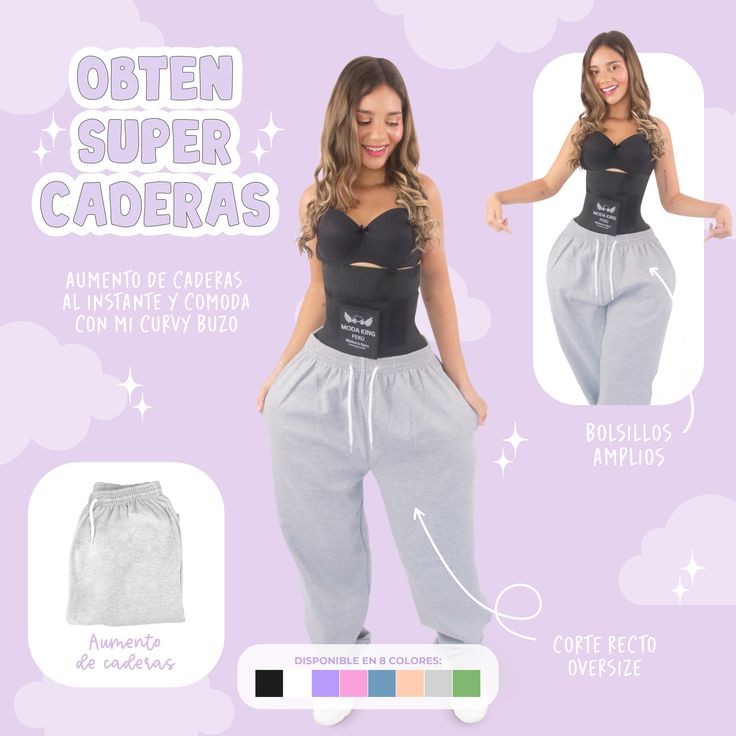 Curvy buzo Super caderas
