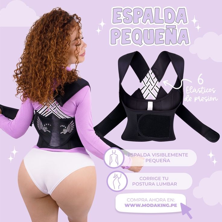 Chaleco corrector de postura unisex