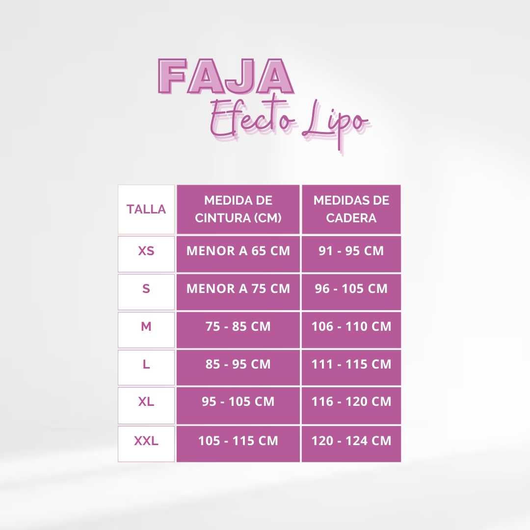 Faja efecto lipo