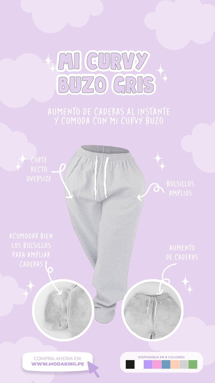 Curvy buzo Super caderas