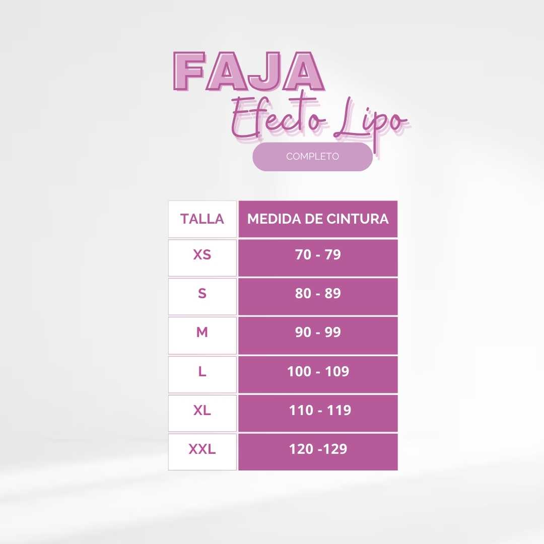 faja efecto lipo completa